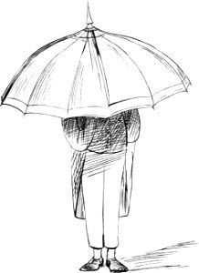 More Nonsense, Pictures, Rhymes, Botany, etc. (1872), The Umbrageous Umbrella-maker