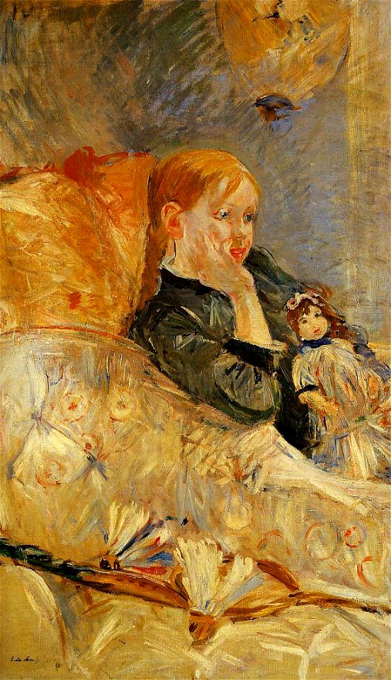 Morisot - little-girl-with-a-doll