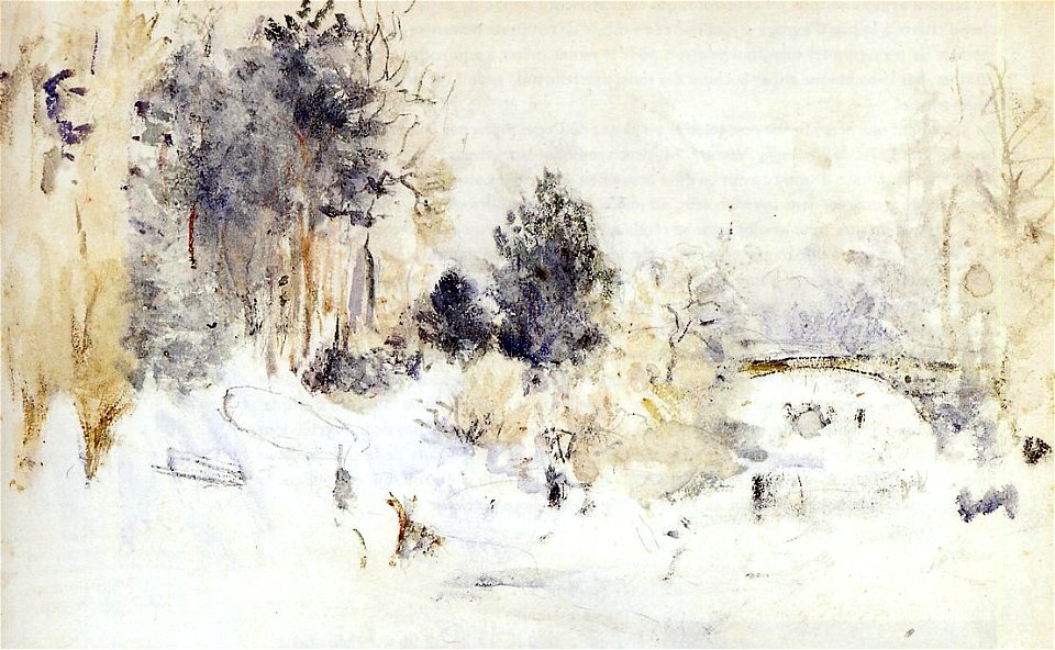 Morisot - snowy-landscape-aka-frost