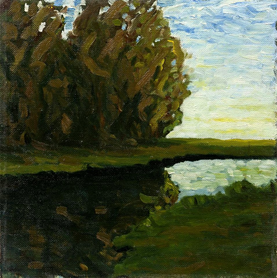 Morgen in de herfst by Hendrik Werkman