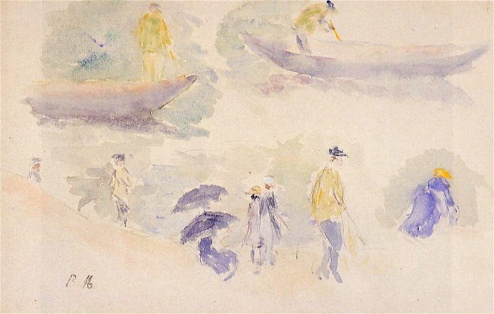 Morisot - the-banks-of-the-seine