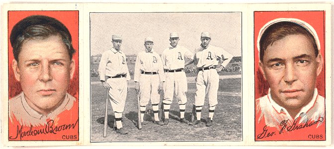 Mordecai Brown-Geo. F. Graham, Chicago Cubs, baseball card portrait LCCN2008678465