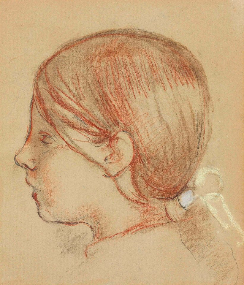 Morisot - Tête de Jeannie, 1888