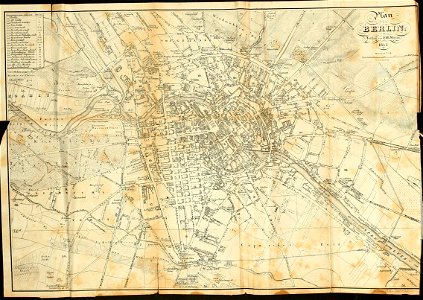 Morin Plan von Berlin 1844