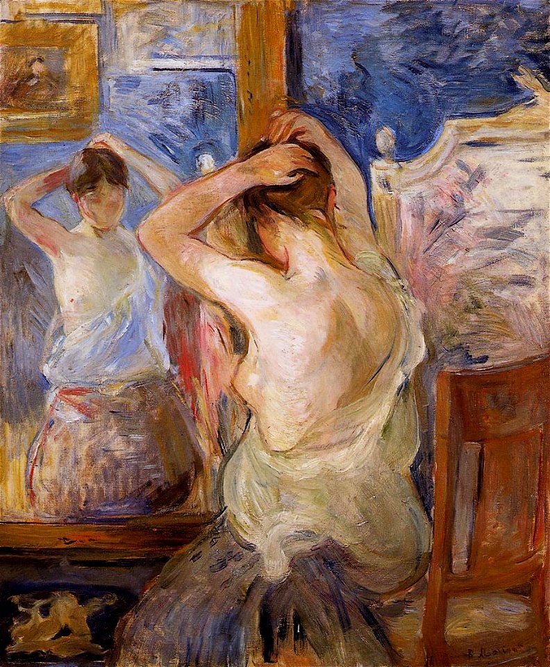 Morisot - before-the-mirror