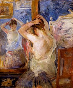 Morisot - before-the-mirror