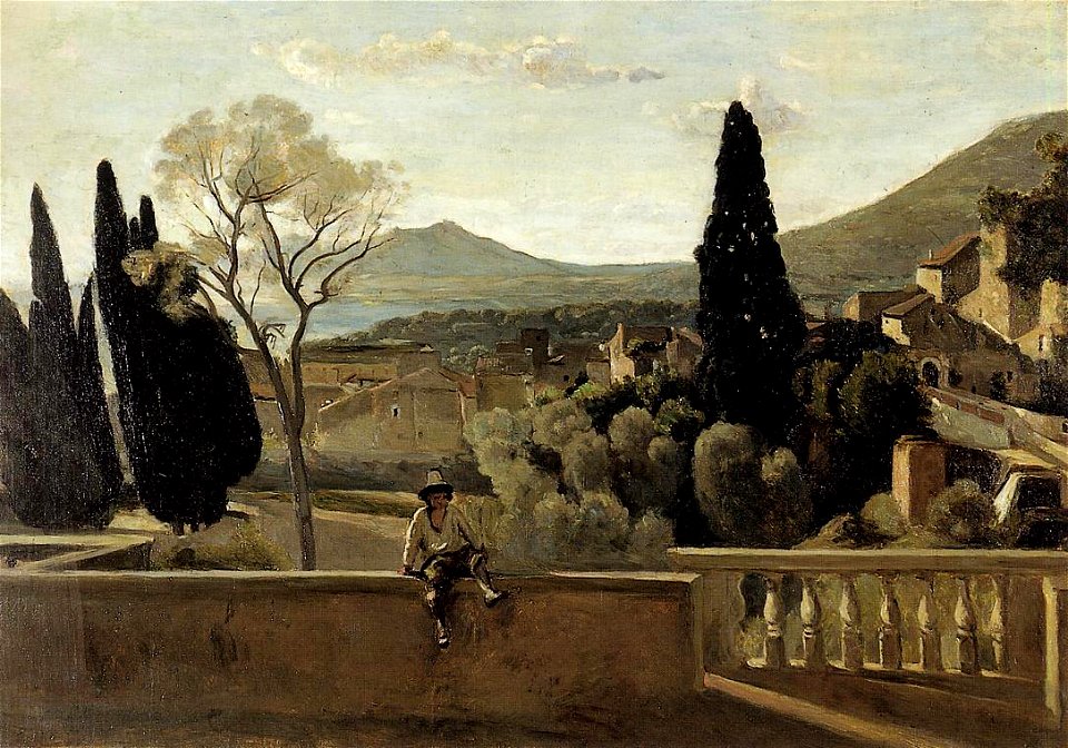 Morisot - view-of-tivoli-after-corot