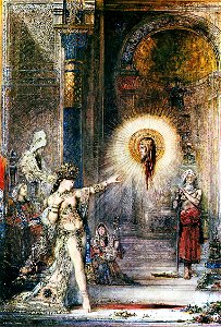 Moreau - The Apparition, 1876. Free illustration for personal and commercial use.