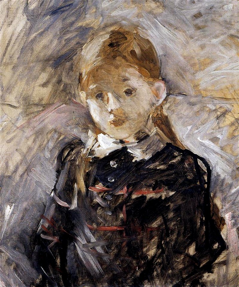 Morisot - little-girl-with-blond-hair