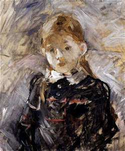 Morisot - little-girl-with-blond-hair