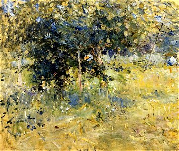 Morisot - willows-in-the-garden-at-bougival