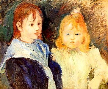 Morisot - portrait-of-two-children-1893