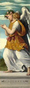 Moretto da Brescia - An Adoring Angel (1) - Google Art Project. Free illustration for personal and commercial use.