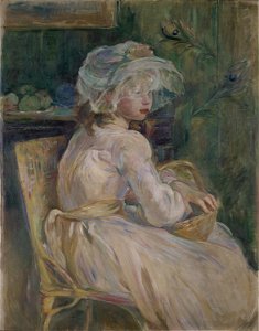 Morisot - Young Girl with Basket, 1892