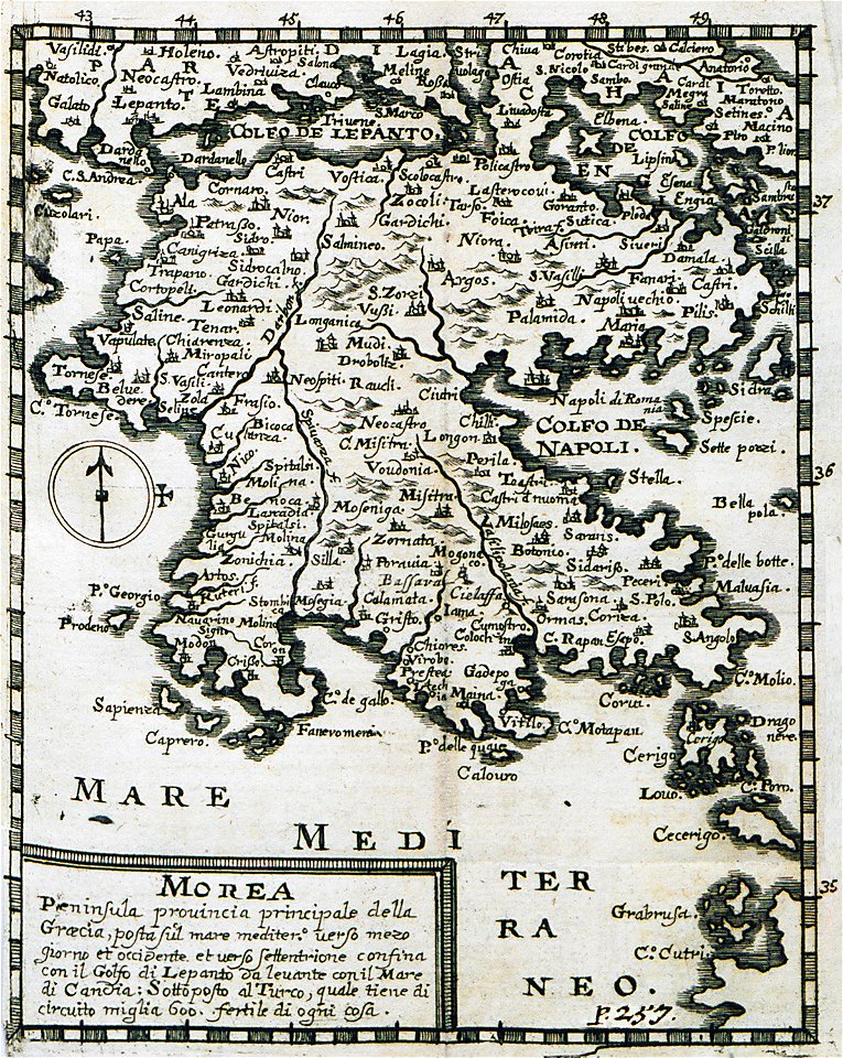 Morea - Sandrart Jacob Von - 1687