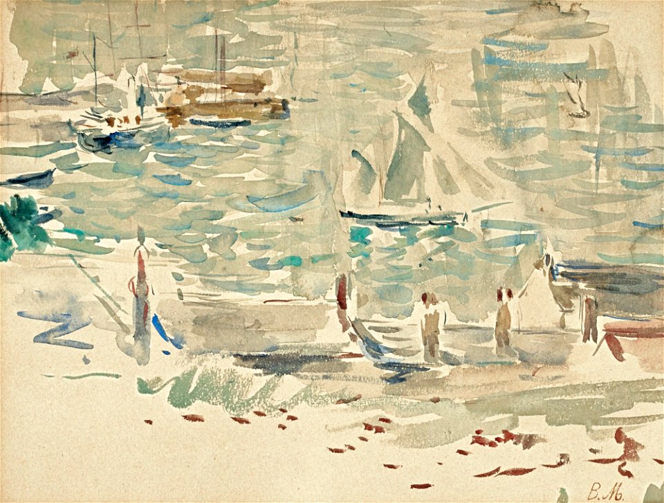 Morisot - LE PORT DE GOREY, 1886