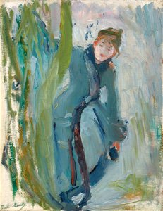 Morisot - Jeune fille remettant son patin, 1893