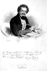 Moritz Saphir Litho