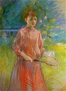 Morisot - girl-with-shuttlecock-also-known-as-jeanne-bonnet
