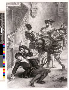 Mort d'Hamlet (Act.V Sc.II) (Death of Hamlet) (BM 1911,0412.180)