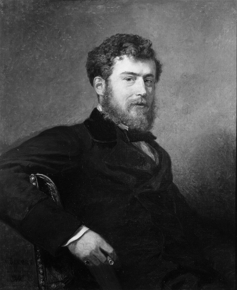 Morten Edvard Waern (1826-1896), direktör, disponent, gift med Emma Margaretha Catharina Nerman - Nationalmuseum - 39897