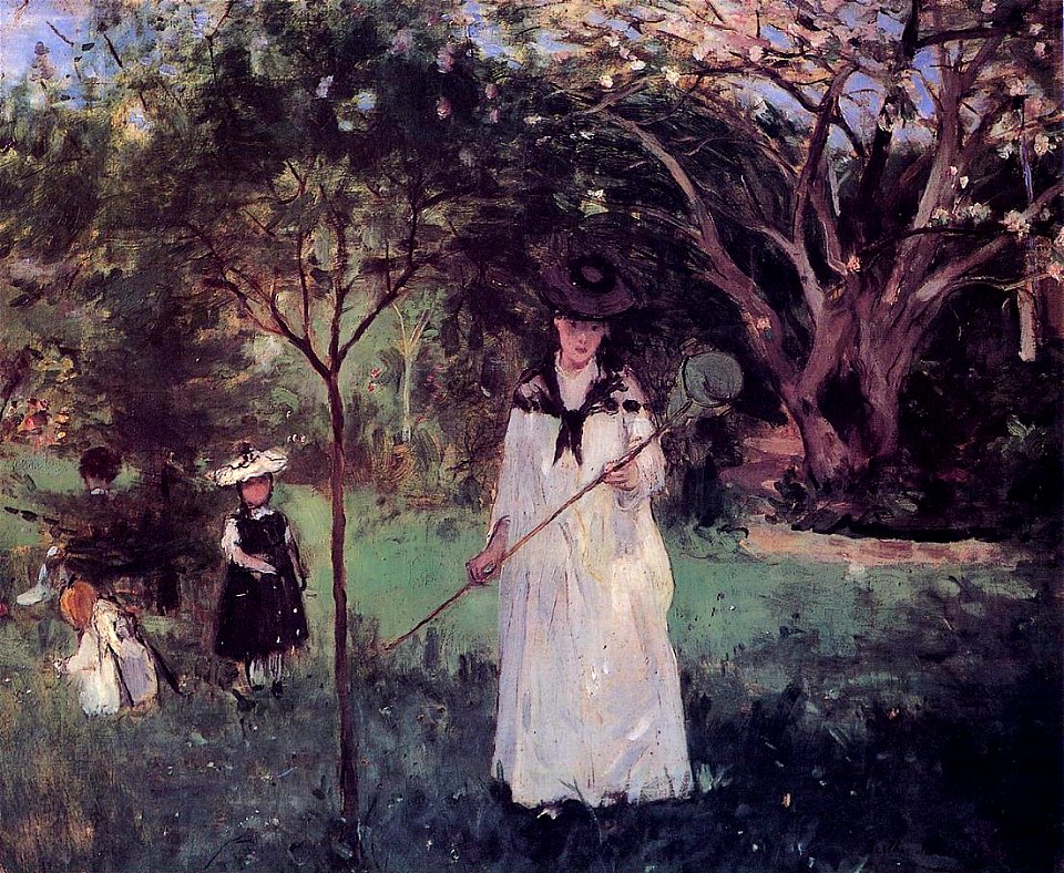 Morisot - the-butterfly-hunt-1874