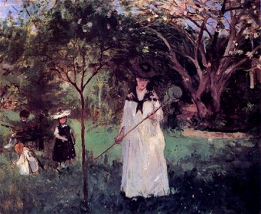 Morisot - the-butterfly-hunt-1874
