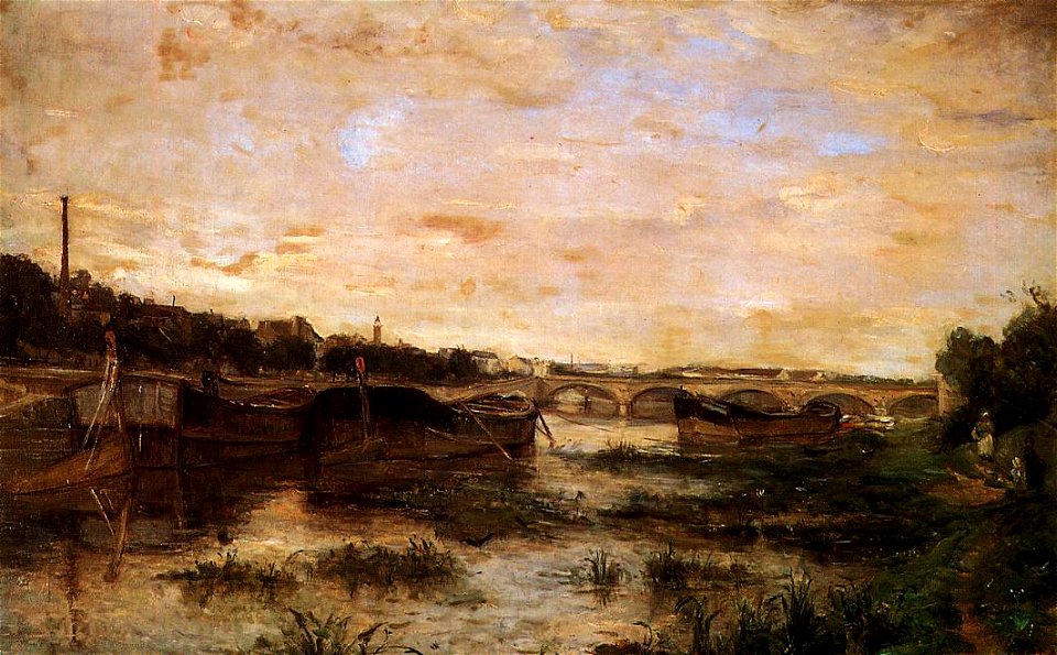 Morisot - the-seine-below-the-pont-d-lena