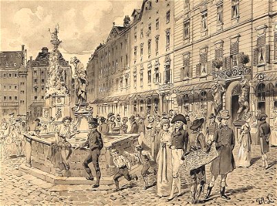 Moritz Ledeli - Wien, am Graben