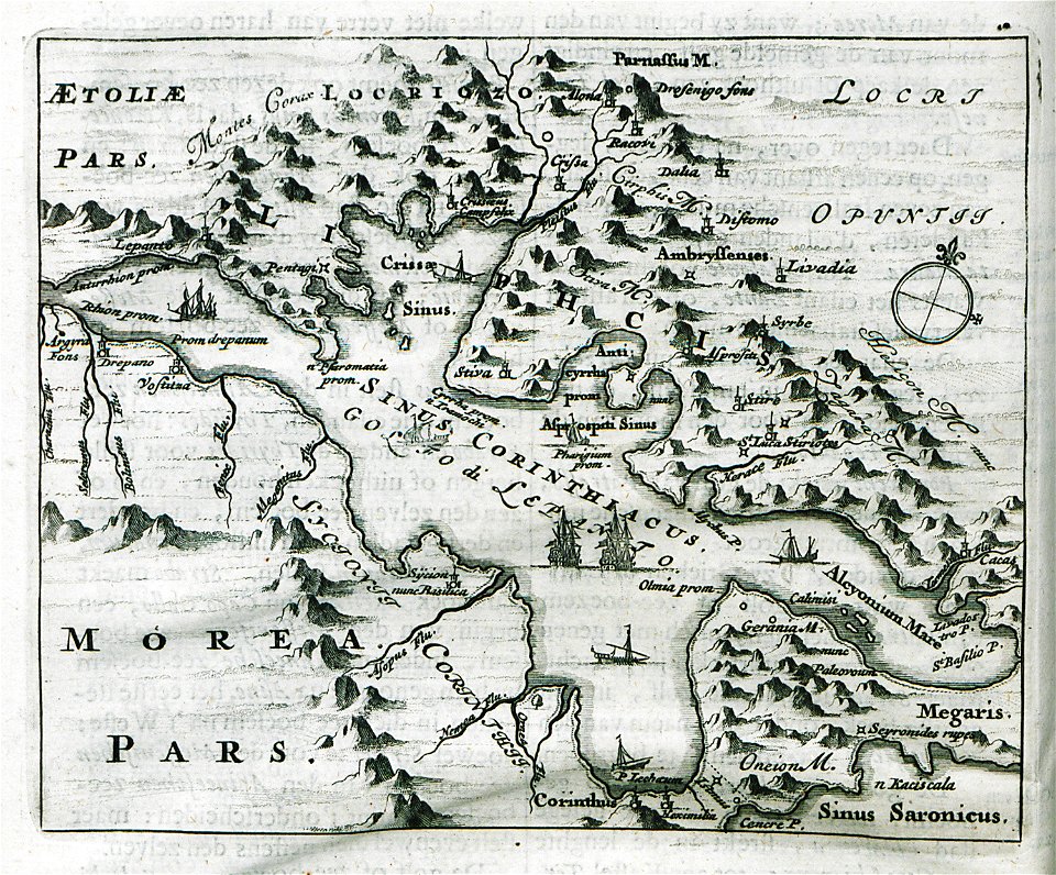 Morea Pars - Dapper Olfert - 1688