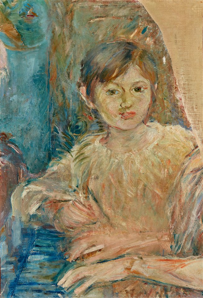 Morisot - Julie Manet écoutant, étude pour Le piano, 1888