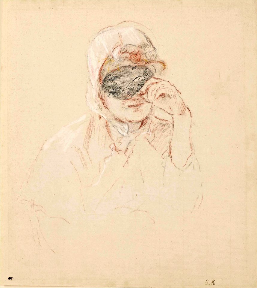 Morisot - PORTRAIT DE LOUISE LÉOUZON LE DUC, NÉE RIESENER, 1889
