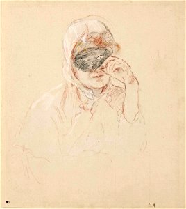 Morisot - PORTRAIT DE LOUISE LÉOUZON LE DUC, NÉE RIESENER, 1889