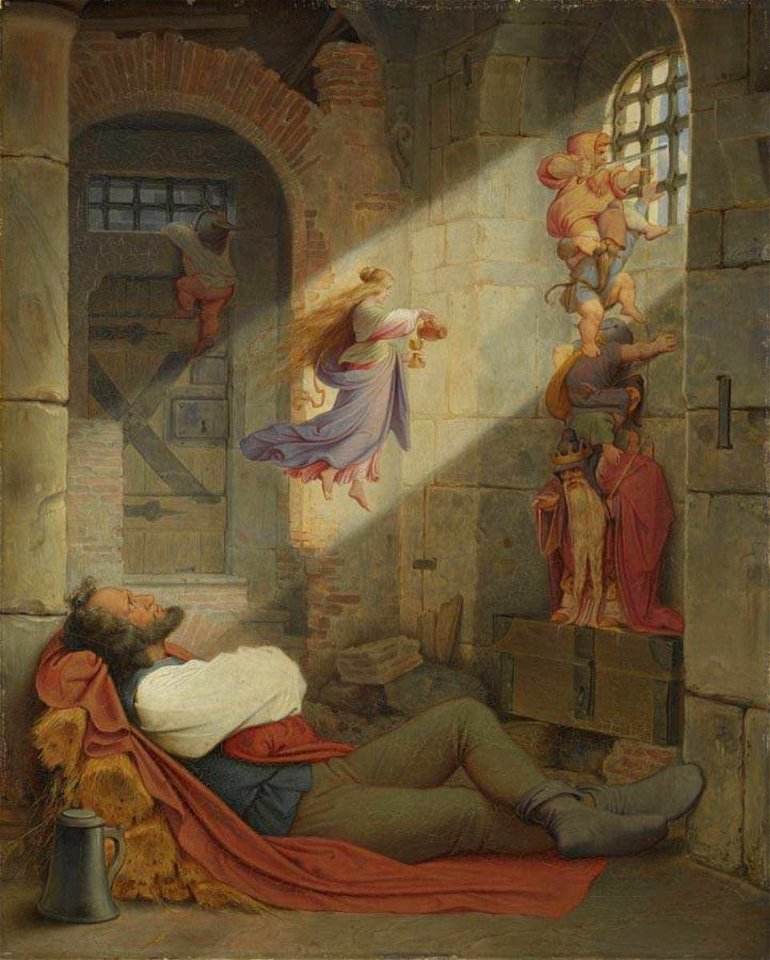 Moritz von Schwind Der Traum des Gefangenen