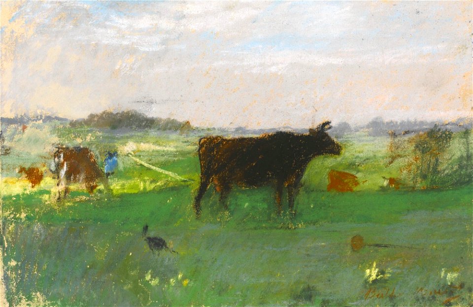 Morisot - VACHES EN NORMANDIE, 1864