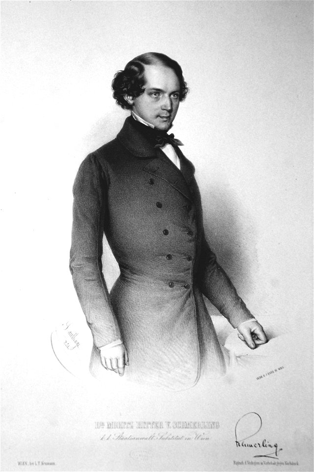 Moritz von Schmerling Litho