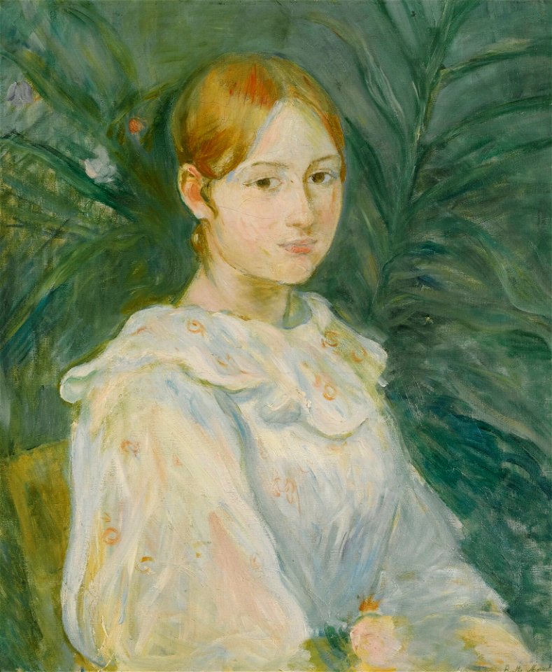 Morisot - ALICE GAMBY EN BUSTE, 1890