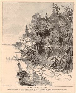 Mort du roi de Bavière (L'Illustration)