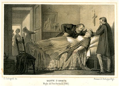 Morte D Annita Moglie del generale Garibaldi