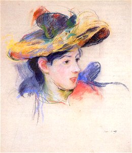 Morisot - jeanne-pontillon-wearing-a-hat