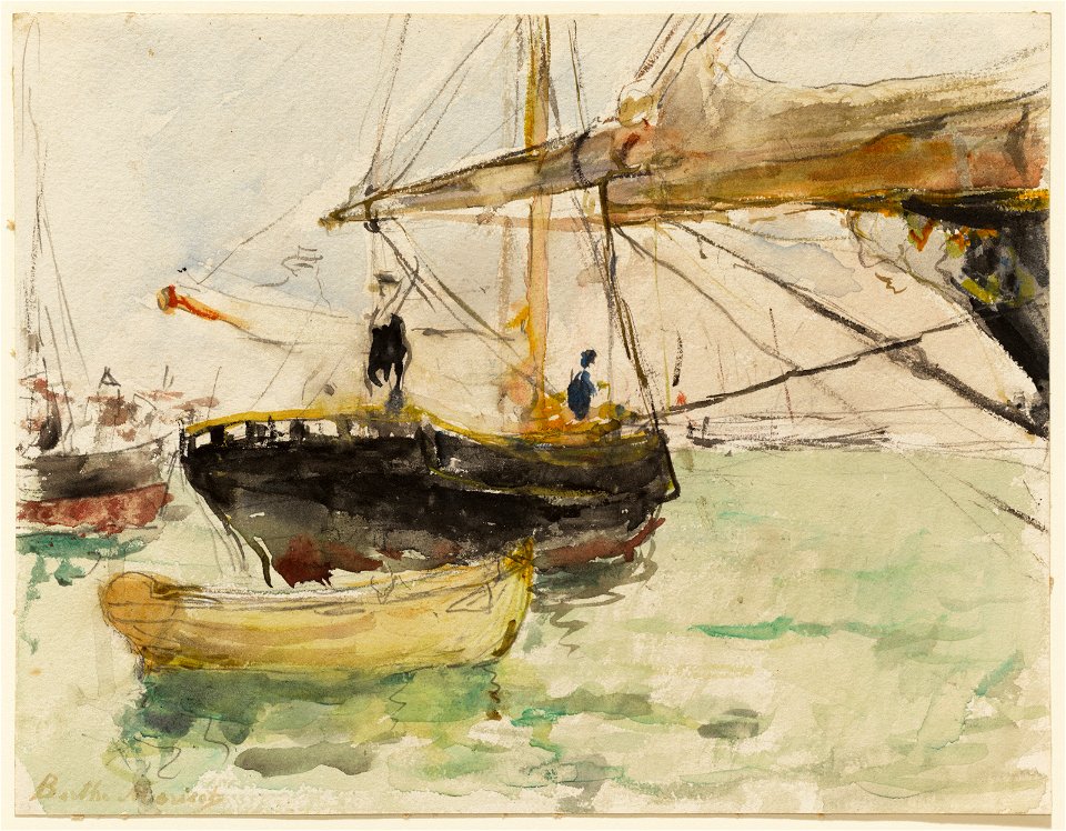 Morisot - Before a Yacht, 1875