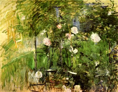 Morisot - a-corner-of-the-rose-garden