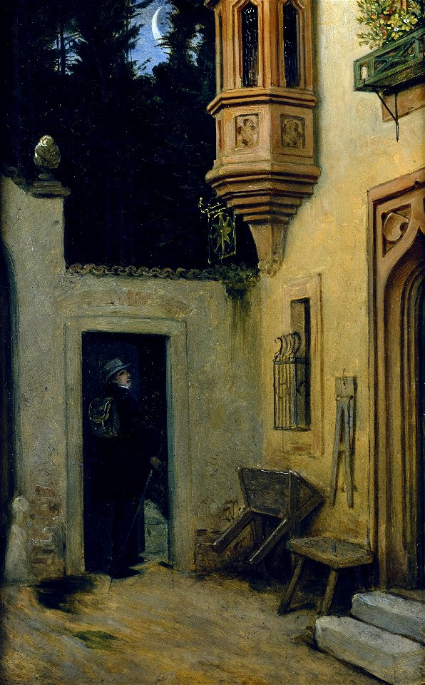 Moritz von Schwind - Abschied im Morgengrauen - Google Art Project
