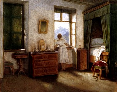 Moritz von Schwind - Early Morning - WGA21075. Free illustration for personal and commercial use.