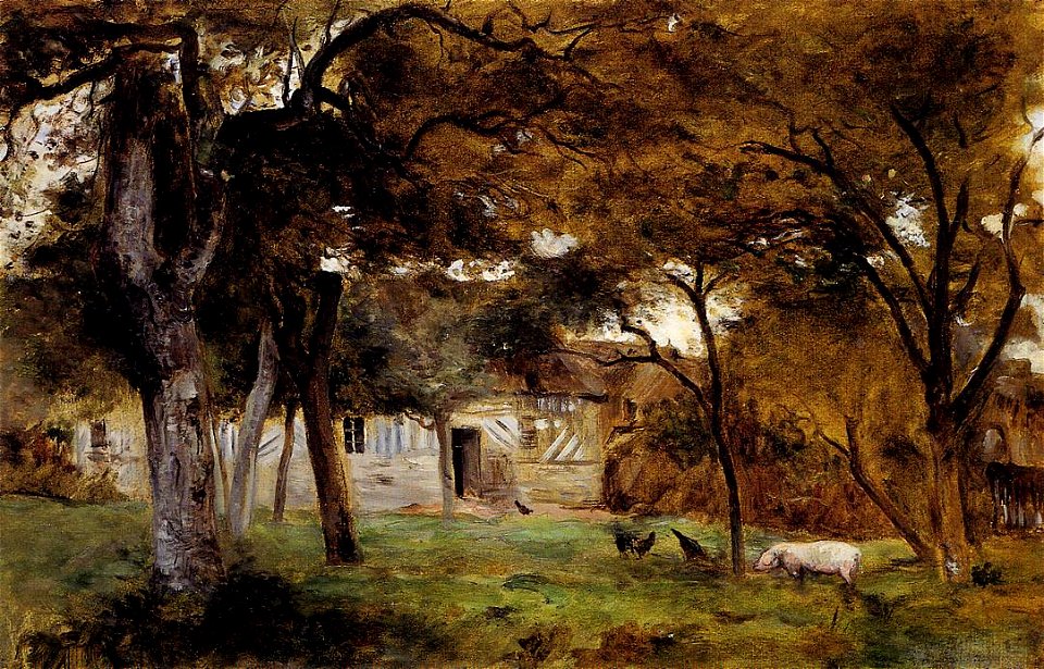 Morisot - farm-in-normandy