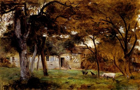 Morisot - farm-in-normandy