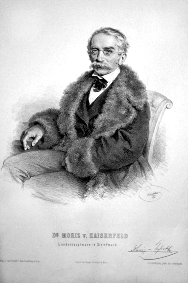 Moritz von Kaiserfeld Litho