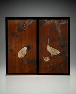 Mori Kansai - Wooden Sliding Doors (Itado) - ILE2014.9.3.1.2 - Yale University Art Gallery