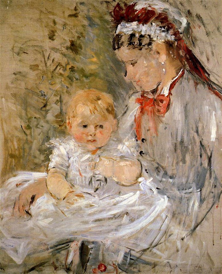 Morisot - julie-manet-and-her-nurse