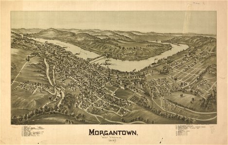 Morgantown, West Virginia 1897. LOC 75696685